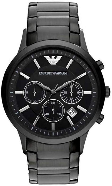 reloj armani negro hombre|armani reloj mujer.